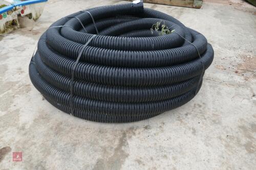 NEW ROLL OF 100MM PERFORTED PIPE