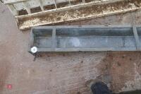 6' GALVANISED GROUND FEED TROUGH - 3