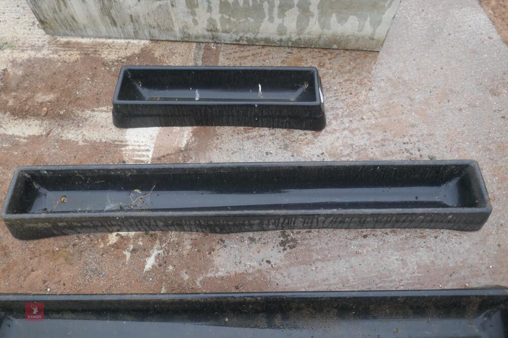 6' PLASTIC GROUND FEED TROUGH