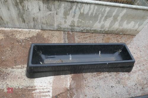 3' PLASTIC GROUND FEED TROUGH