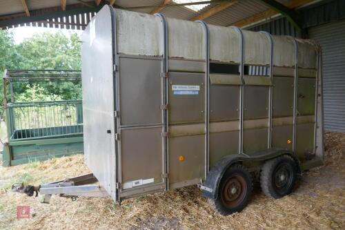 1997 IFOR WILLIAMS 12' LIVESTOCK TRAILER