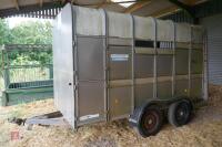 1997 IFOR WILLIAMS 12' LIVESTOCK TRAILER