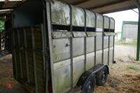 1997 IFOR WILLIAMS 12' LIVESTOCK TRAILER - 4