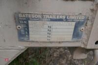 BATEMAN 20' TWIN AXLE LIVESTOCK TRAILER - 23