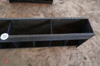 6' BLACK PLASTIC PIGLET FEEDER - 2