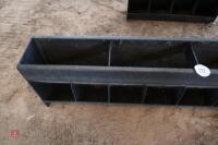 6' BLACK PLASTIC PIGLET FEEDER - 3