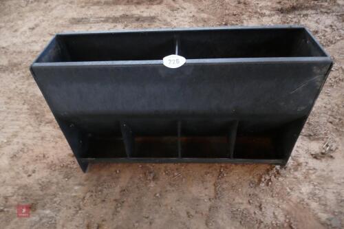 3' BLACK PLASTIC PIGLET FEEDER