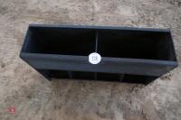 3' BLACK PLASTIC PIGLET FEEDER - 2