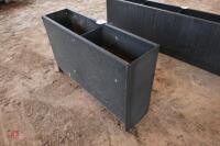 3' BLACK PLASTIC PIGLET FEEDER - 3