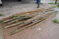 PALLET OF VARIOUS LENGTHS OF POSTS - 4