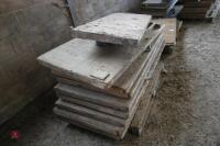 PALLET OF WOODEN PANELS - 3