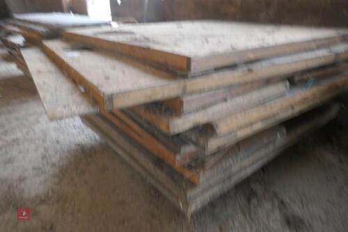 PALLET OF WOODEN PANELS