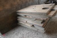 PALLET OF WOODEN PANELS - 2