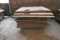 PALLET OF WOODEN PANELS - 3