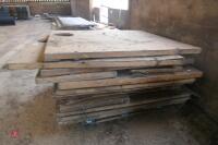 PALLET OF WOODEN PANELS - 4