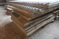 PALLET OF WOODEN PANELS - 5