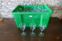 60 PERSPEX WINE GLASSES