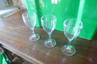 60 PERSPEX WINE GLASSES - 5