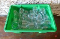 60 PERSPEX WINE GLASSES - 6