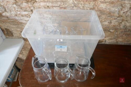 9 GLASS WATER JUGS