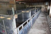 9 PIG FARROWING CRATES