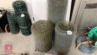 3 PART ROLLS OF CHICKEN WIRE