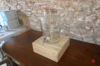 KILNER JAR DRINKS DISPENSER C/W STAND - 4