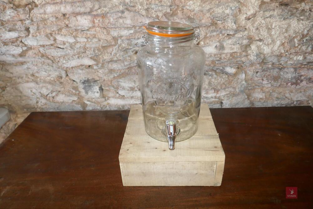 KILNER JAR DRINKS DISPENSER C/W STAND