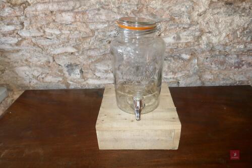 KILNER JAR DRINKS DISPENSER C/W STAND