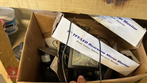 BOX OF ELECTRICAL GOODS