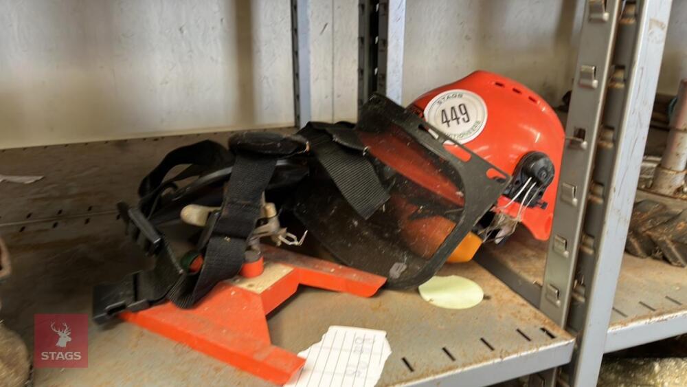 CHAINSAW SUNDRIES- HELMENT/ HARNESS ETC