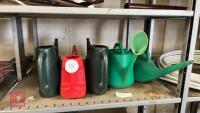 5 WATERING CANS