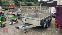 IFOR WILLIAMS TWIN AXLE CAGED TRAILER