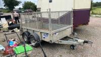 IFOR WILLIAMS TWIN AXLE CAGED TRAILER - 3