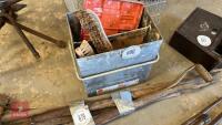 BOX OF HAND BRUSHES ETC - 3