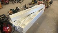 7 X UPRIGHT SHELVING UNITS - 4