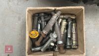 BOX OF M12 RAWL BOLTS - 2