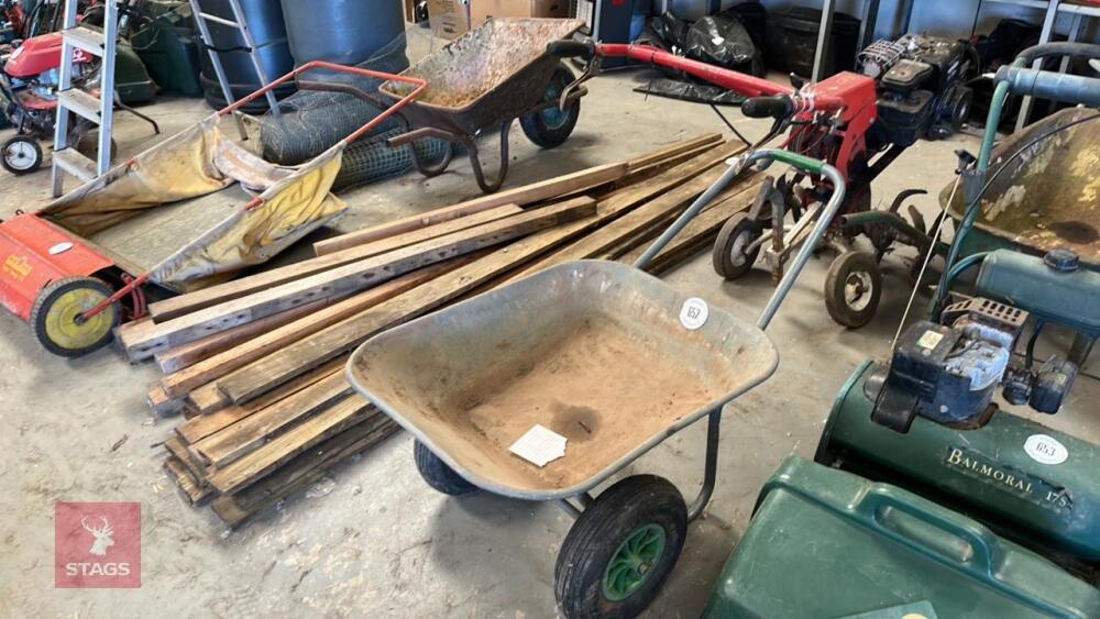 SMALL GALVANISED WHEELBARROW