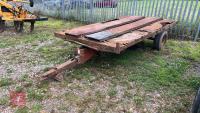 10' 10'' X 6' 6'' TIPPING FLATBED TRAILE