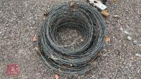 3 ROLLS OF BARBED WIRE - 2