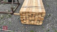 120 X 9' 6'' X 4'' X 2'' TIMBER RAILS - 2