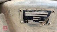 IFOR WILLIAMS TWIN AXLE CAGED TRAILER - 14