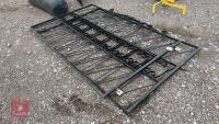 2 LARGE IRON GATES- EACH GATE 6' - 2