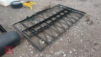 2 LARGE IRON GATES- EACH GATE 6' - 4