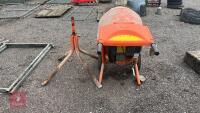 PETROL BELLE CEMENT MIXER C/W STAND - 9