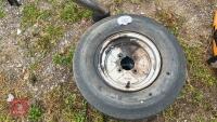 2 X 5.20/5.00-10 WHEELS & TYRES - 2