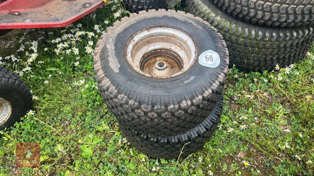 2 X 18 X 8.60-8 WHEELS & TYRES- PERISHED