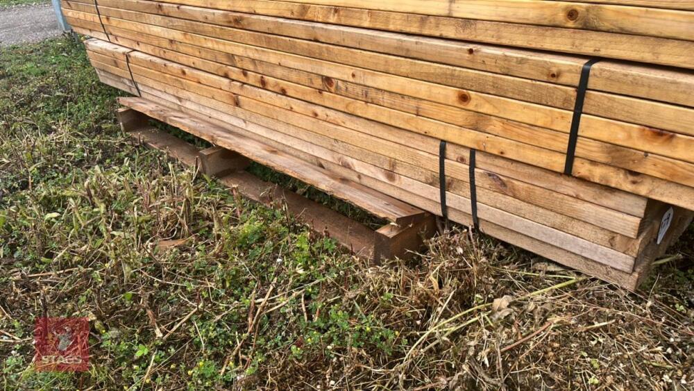 25 X 2.4M X 2.5'' X 1.5'' TIMBER RAILS