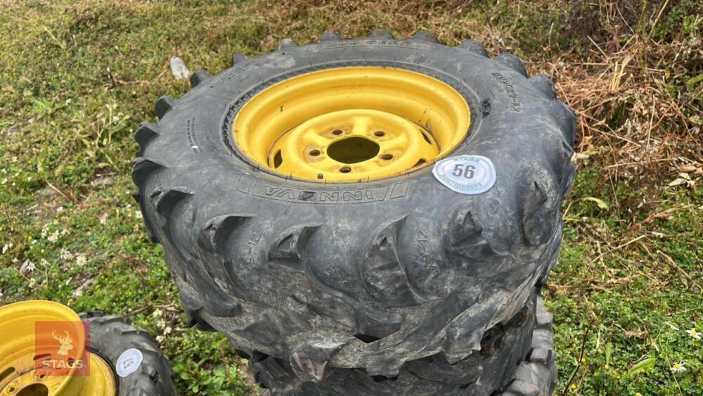 4 26X9-12 WHEELS & TYRES