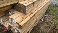 25 X 3M X 2.5'' X 1.5'' TIMBER RAILS - 2